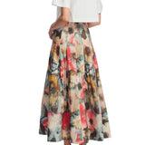 Lela Rose Peony Embroidered Cotton Poplin Cropped Shirt White/Pink - Vermillion