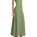 Lela Rose Rose Detail Knit Halter Dress Cactus Multi - Vermillion