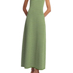 Lela Rose Rose Detail Knit Halter Dress Cactus Multi - Vermillion