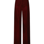 Lela Rose Stretch Cotton Molly Pant - Vermillion
