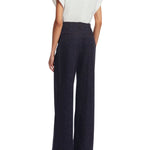 Lela Rose Stretch Denim Pant Midnight - Vermillion