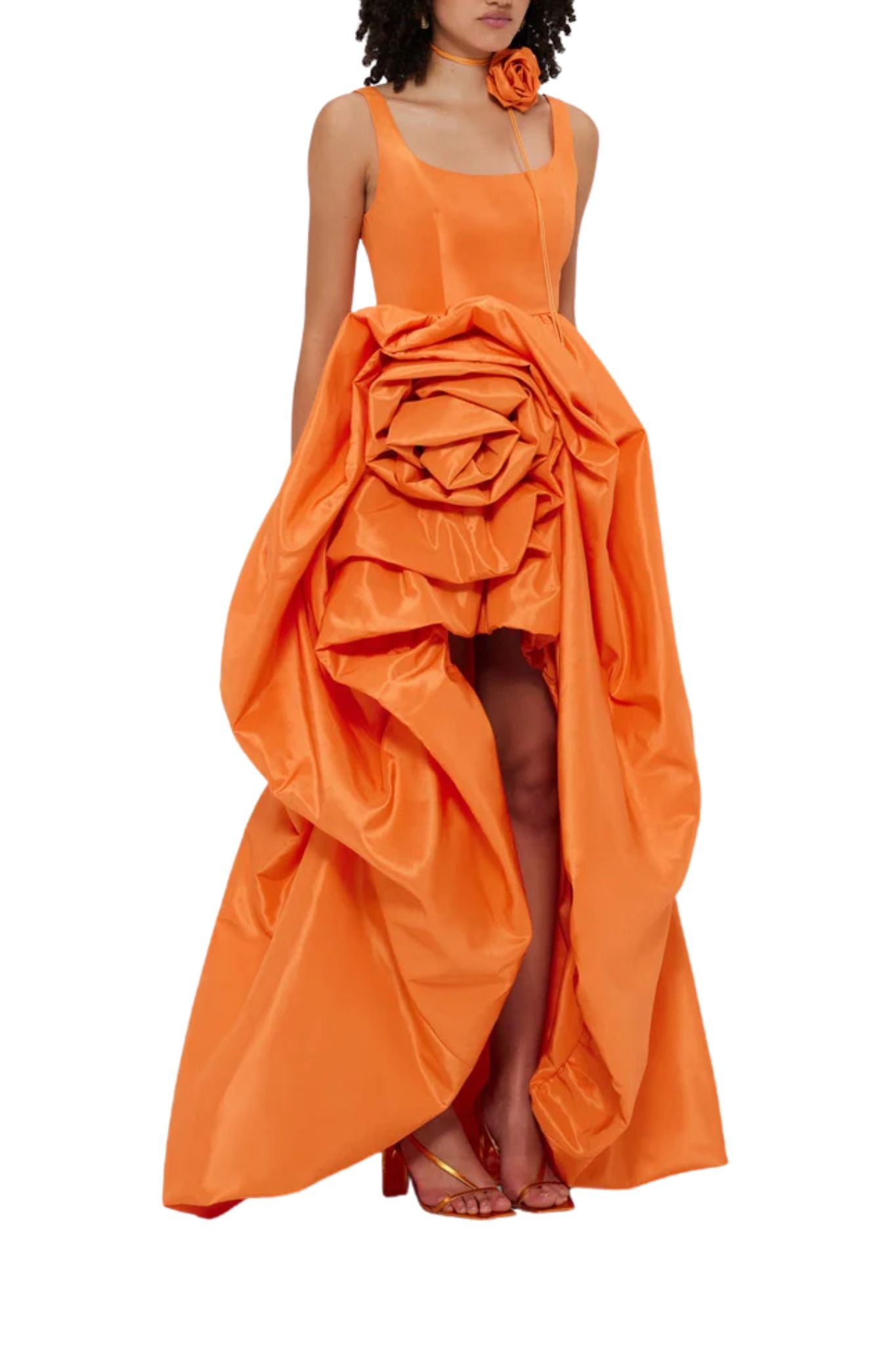 Leo Lin Illiana Rose Gown - Vermillion