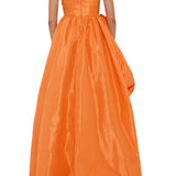 Leo Lin Illiana Rose Gown - Vermillion