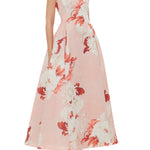 Leo Lin Nora Bustier Maxi Dress - Vermillion