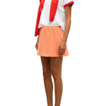 Leset Arielle Mini Skirt - Vermillion