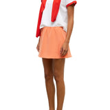 Leset Arielle Mini Skirt - Vermillion