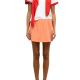 Leset Arielle Mini Skirt - Vermillion