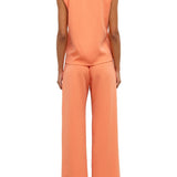 Leset Arielle Sleeveless Crew - Vermillion