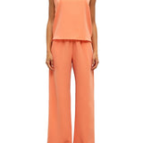Leset Arielle Sleeveless Crew - Vermillion