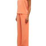 Leset Arielle Sleeveless Crew - Vermillion