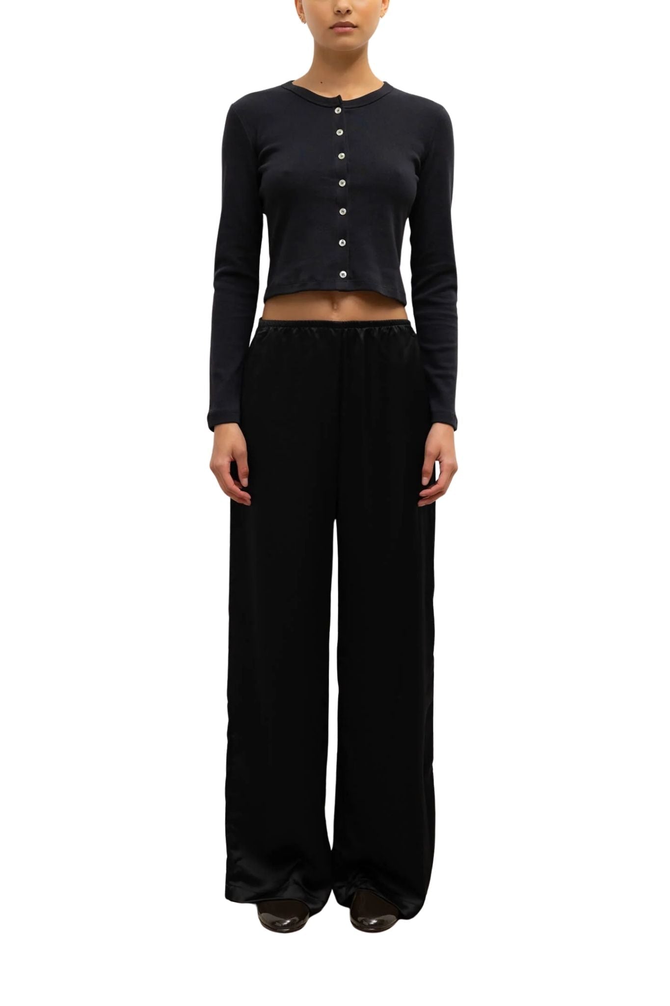LeSet Barb Wide Leg Pant - Vermillion