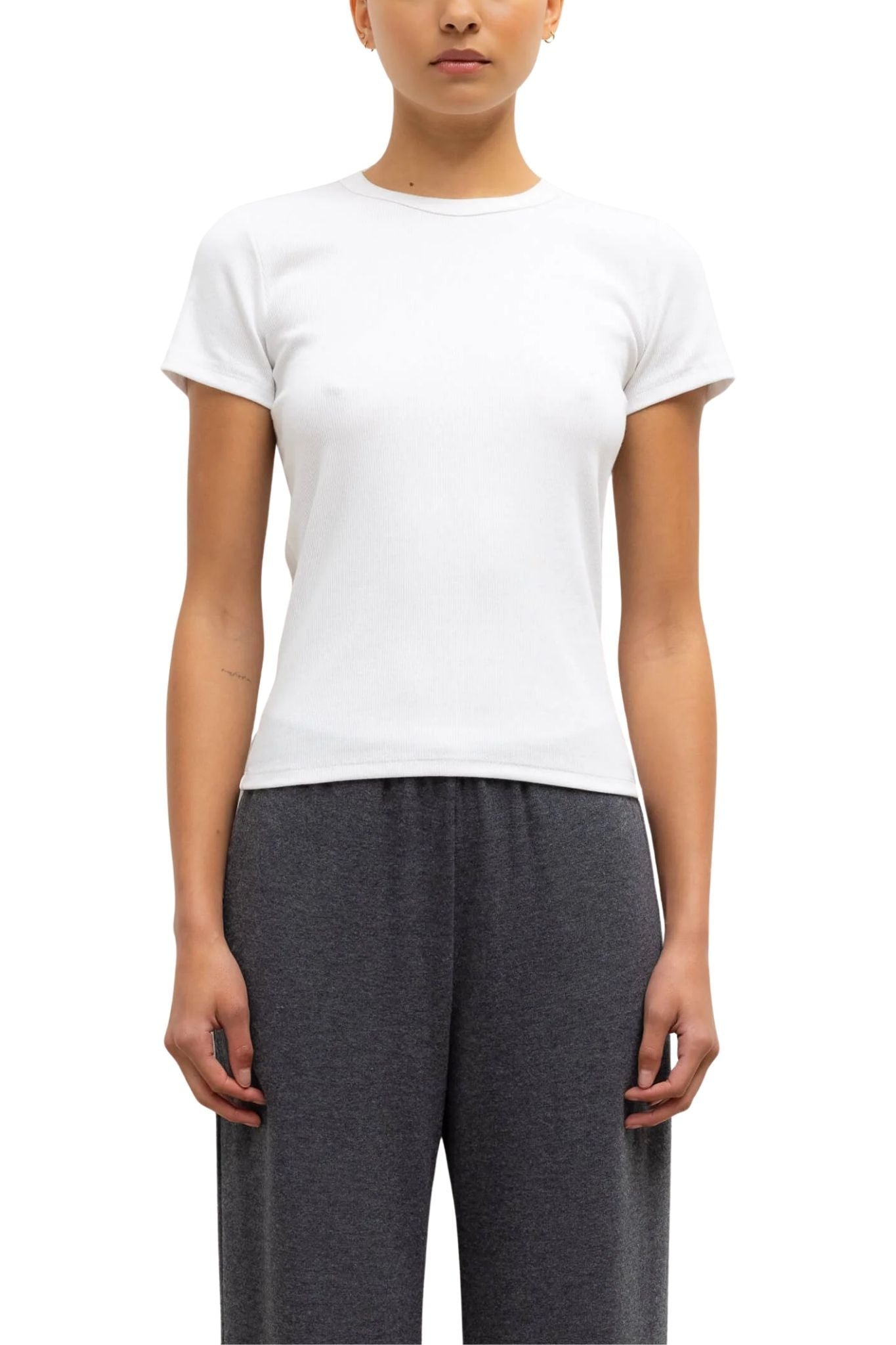 Leset Kelly Slim Fit Tee - Vermillion