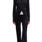 LeSet Lauren Classic Cardigan - Vermillion