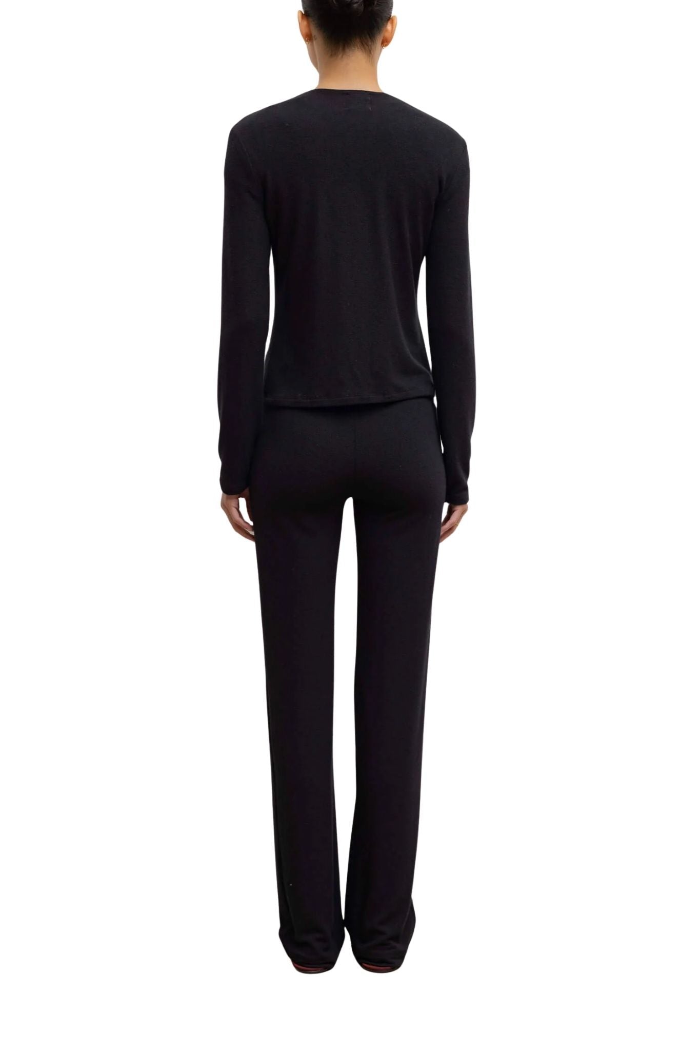LeSet Lauren Classic Cardigan - Vermillion