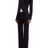 LeSet Lauren Classic Cardigan - Vermillion