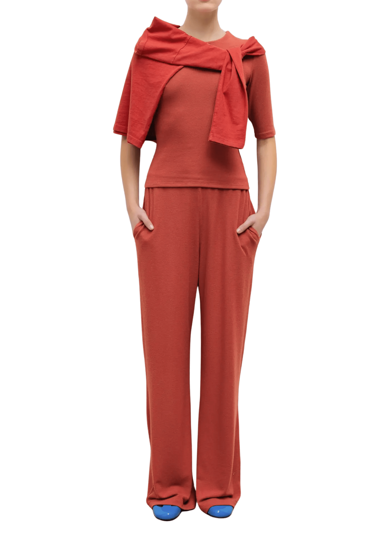 LeSet Lauren Pocket Pant - Vermillion