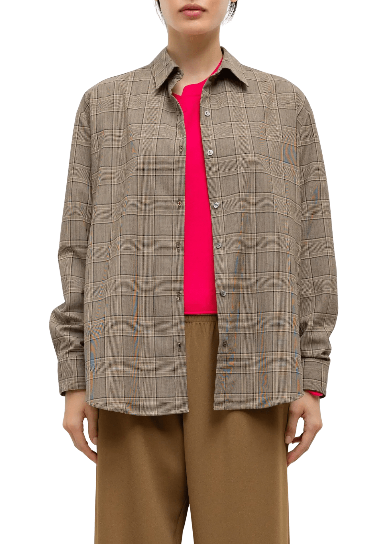 LeSet Mia Oversized Shirt - Vermillion
