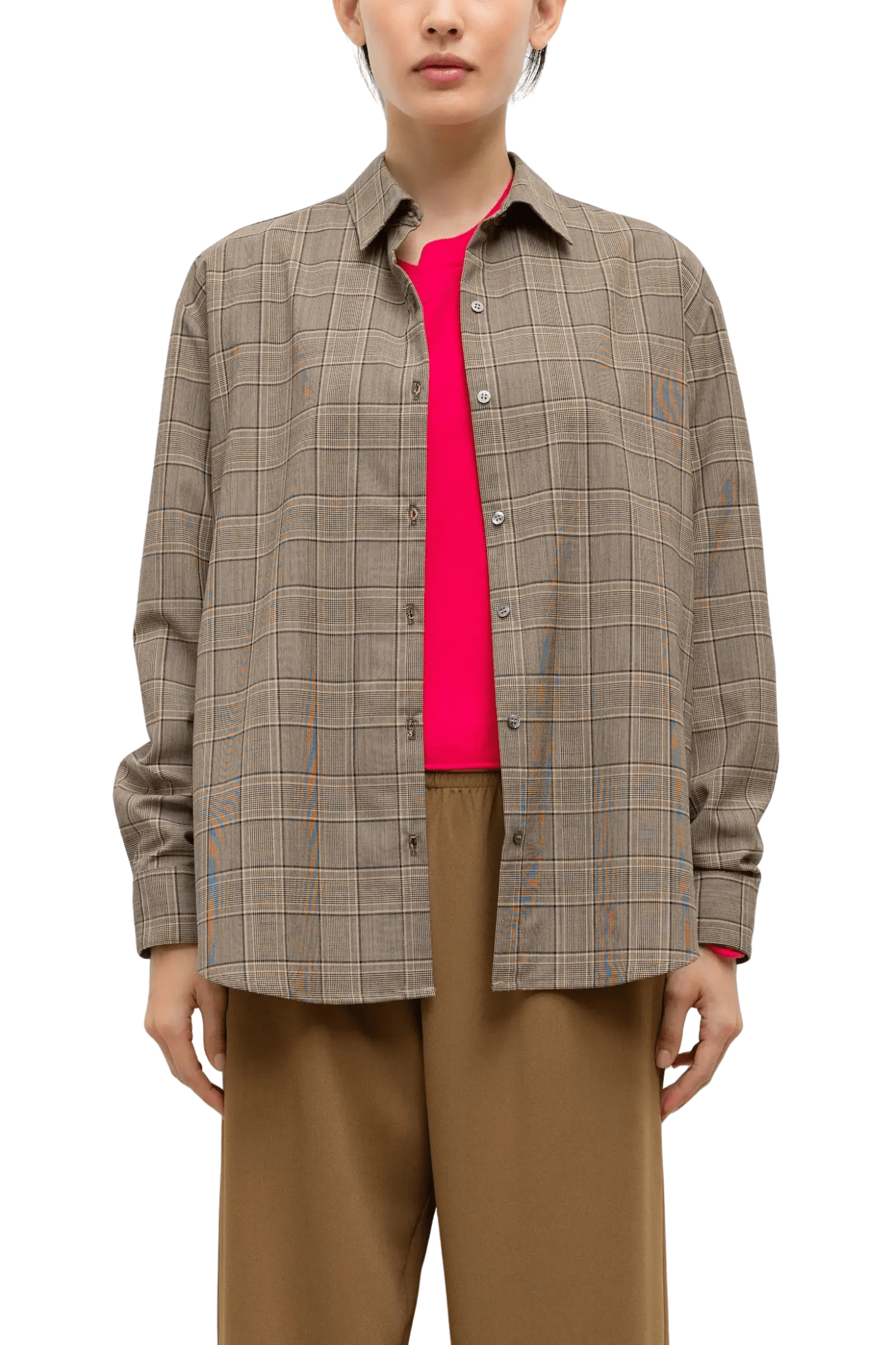 LeSet Mia Oversized Shirt - Vermillion