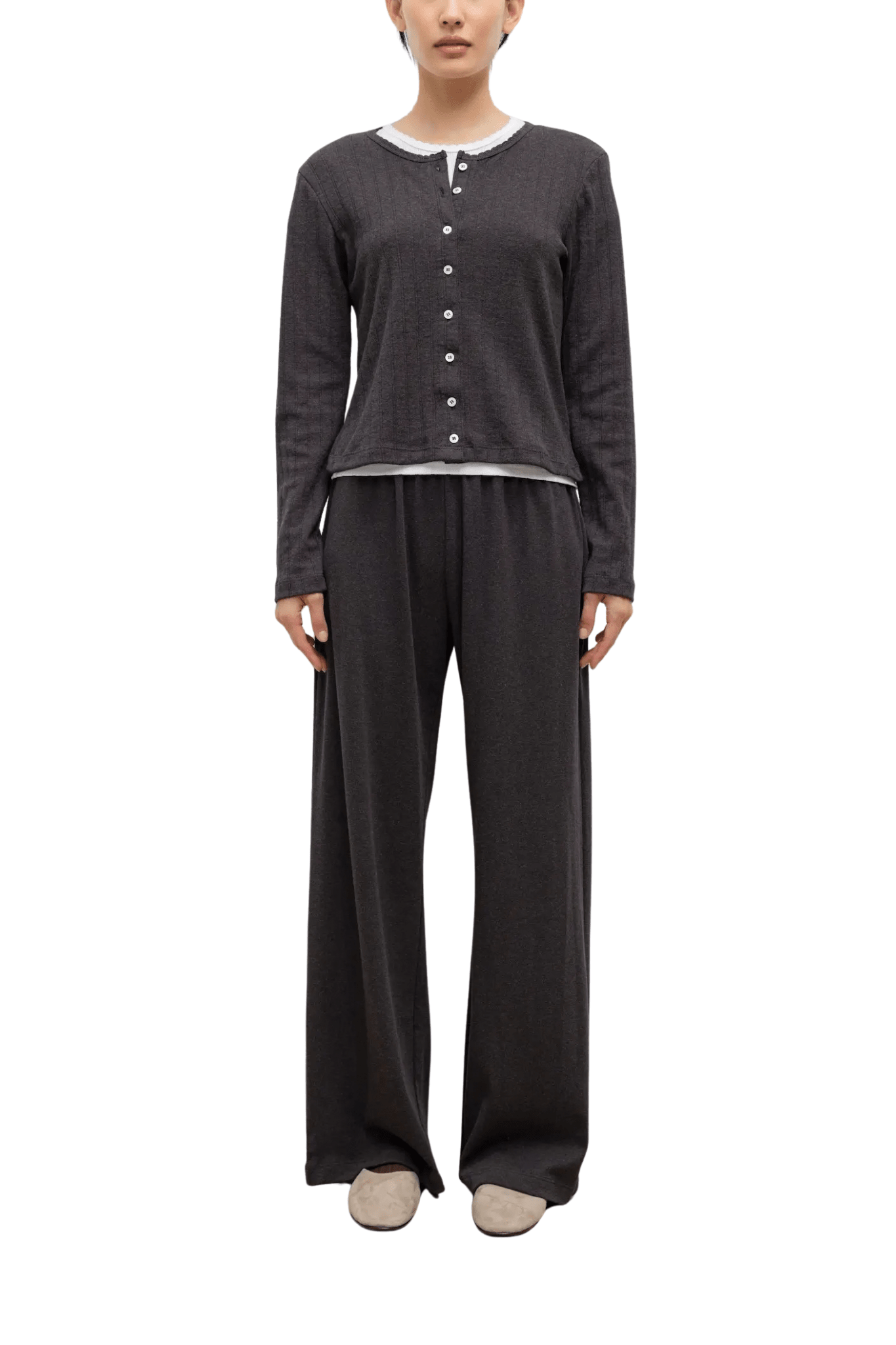 LeSet Nando Lounge Pant - Vermillion