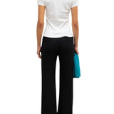 LeSet Pointelle Slim Fit Tee - Vermillion