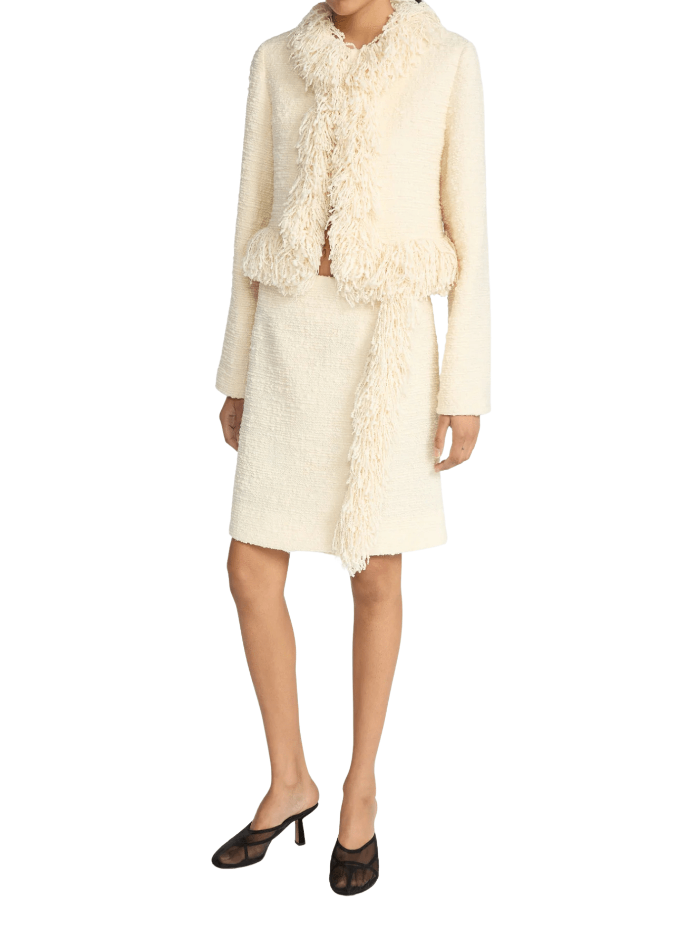 Liberowe Cropped Merchant Jacket - Vermillion