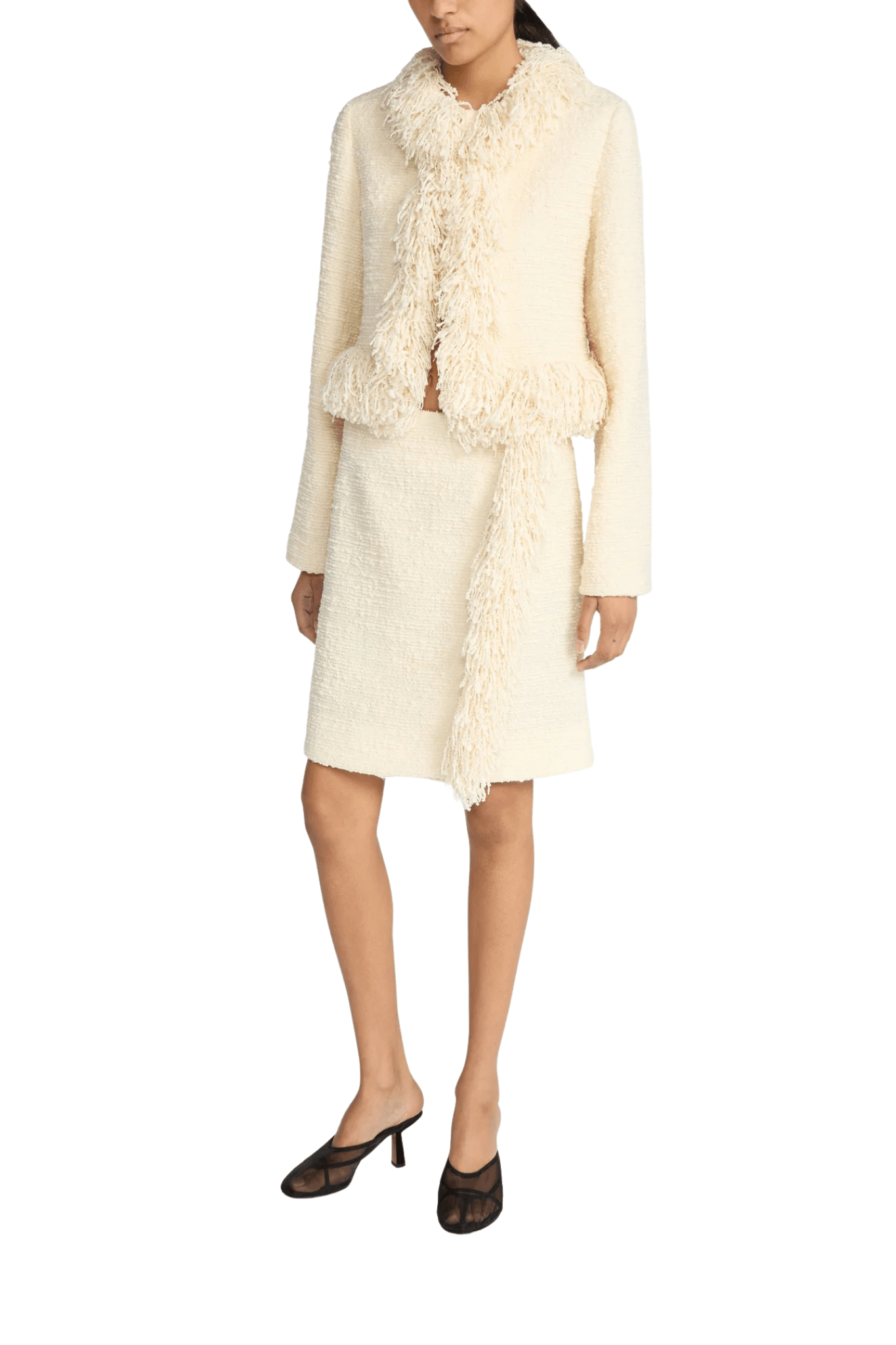Liberowe Cropped Merchant Jacket - Vermillion