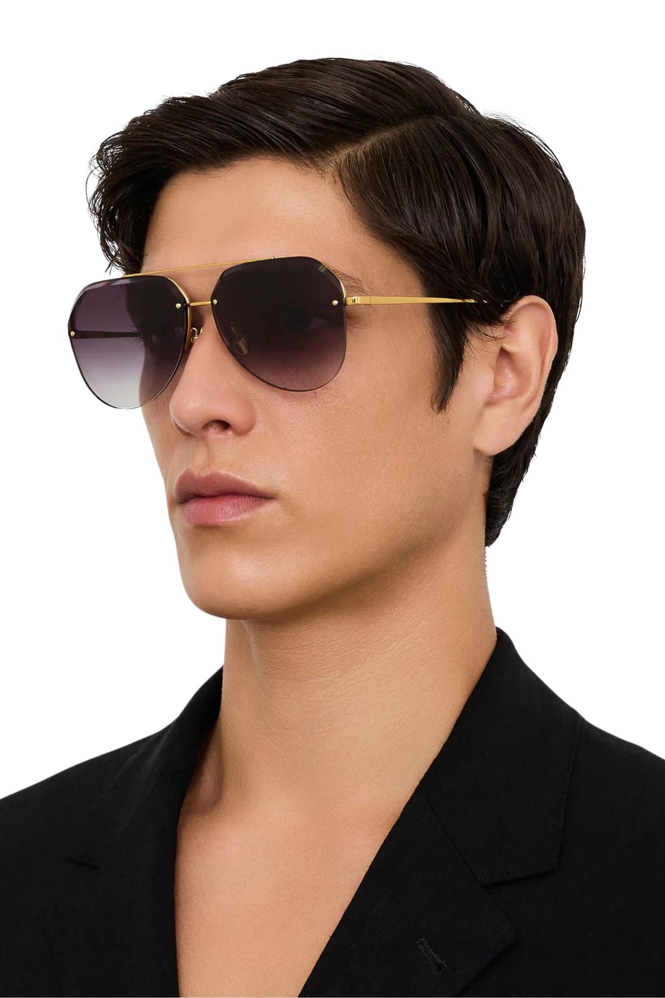 Linda Farrow Quynh Sunglasses - Vermillion