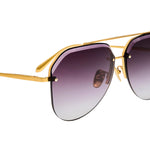 Linda Farrow Quynh Sunglasses - Vermillion