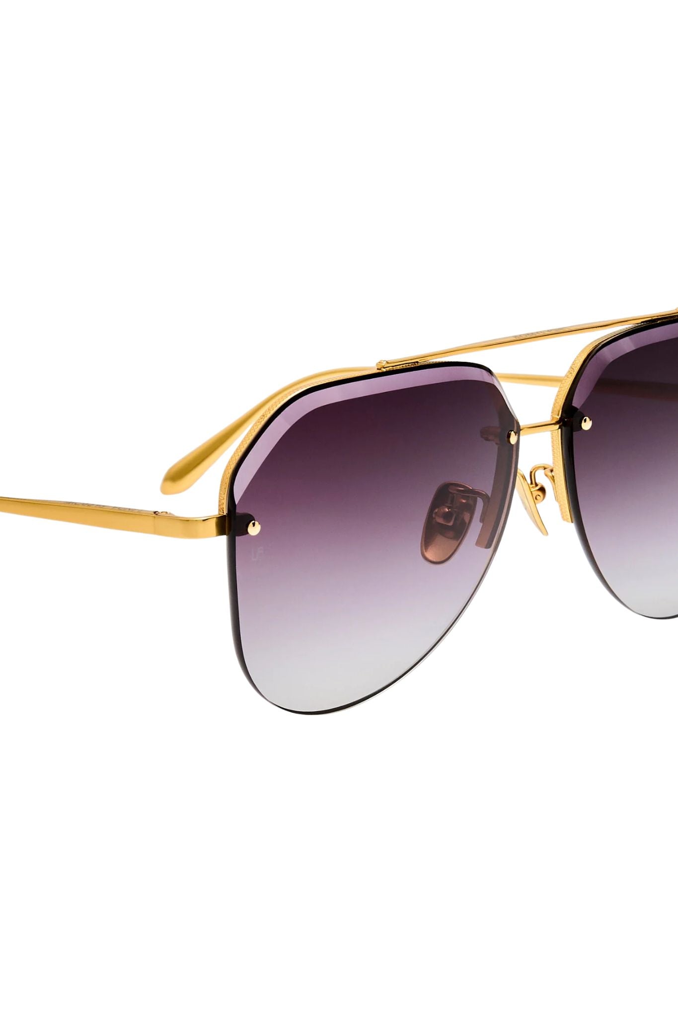 Linda Farrow Quynh Sunglasses - Vermillion