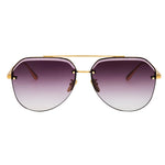 Linda Farrow Quynh Sunglasses - Vermillion
