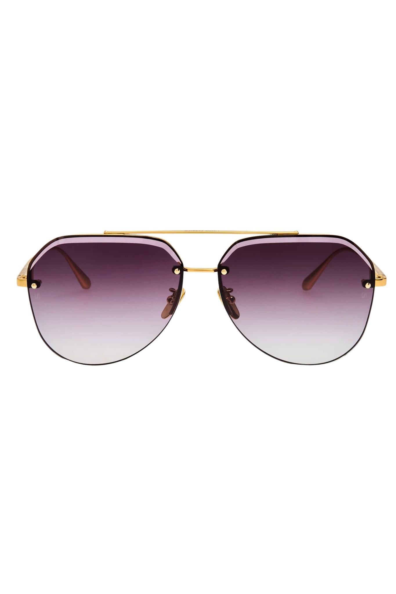 Linda Farrow Quynh Sunglasses - Vermillion
