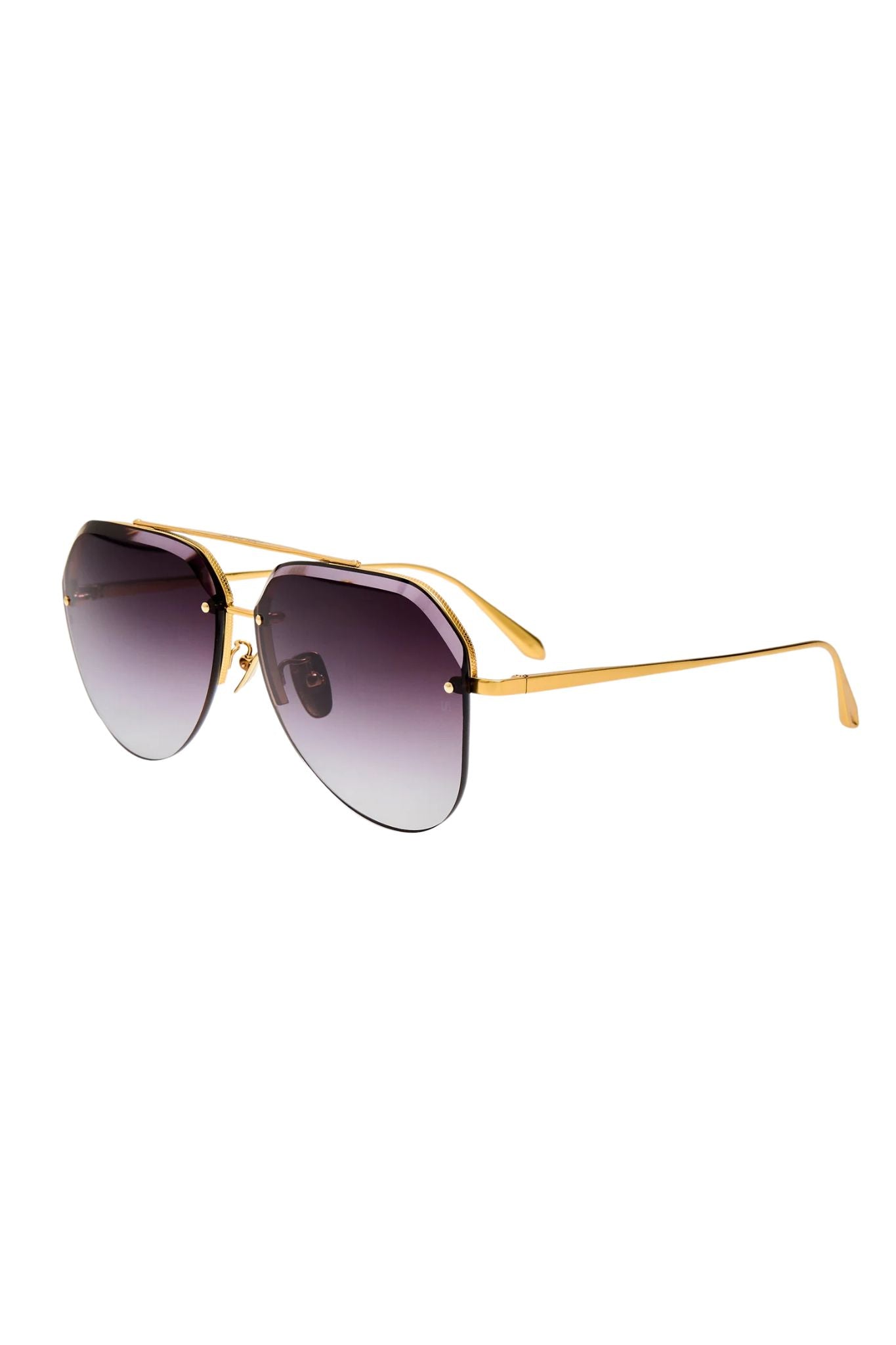 Linda Farrow Quynh Sunglasses - Vermillion