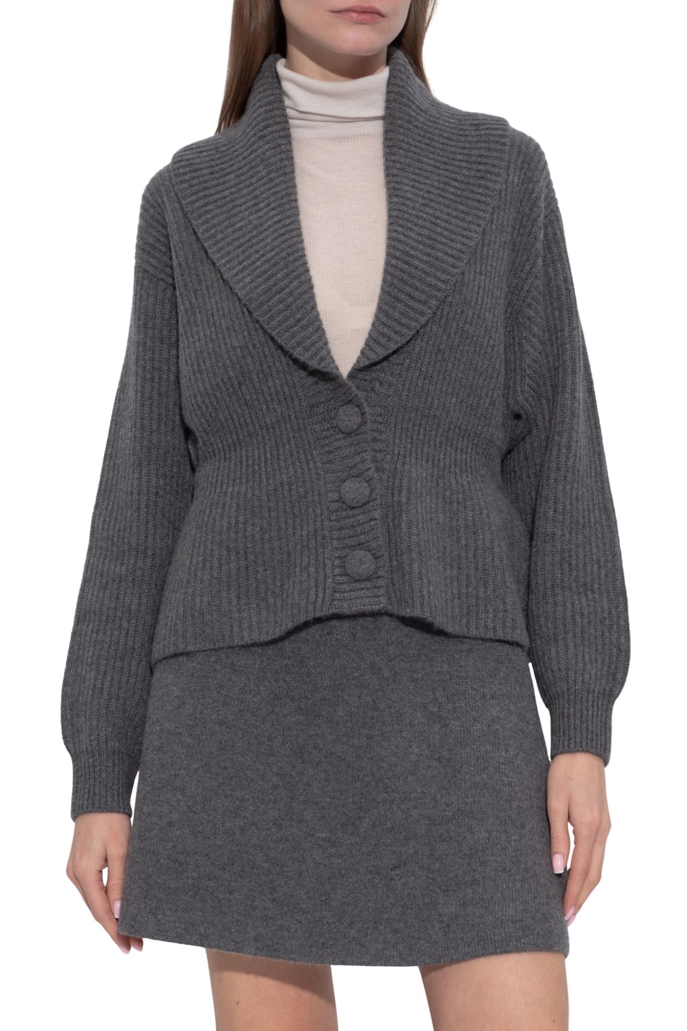 Lisa Yang Alessandra Cardigan Jacket - Vermillion