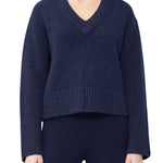 Lisa Yang Aletta Sparkle Sweater - Vermillion