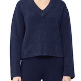 Lisa Yang Aletta Sparkle Sweater - Vermillion