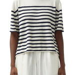 Lisa Yang Cila Stripes T-shirt - Vermillion