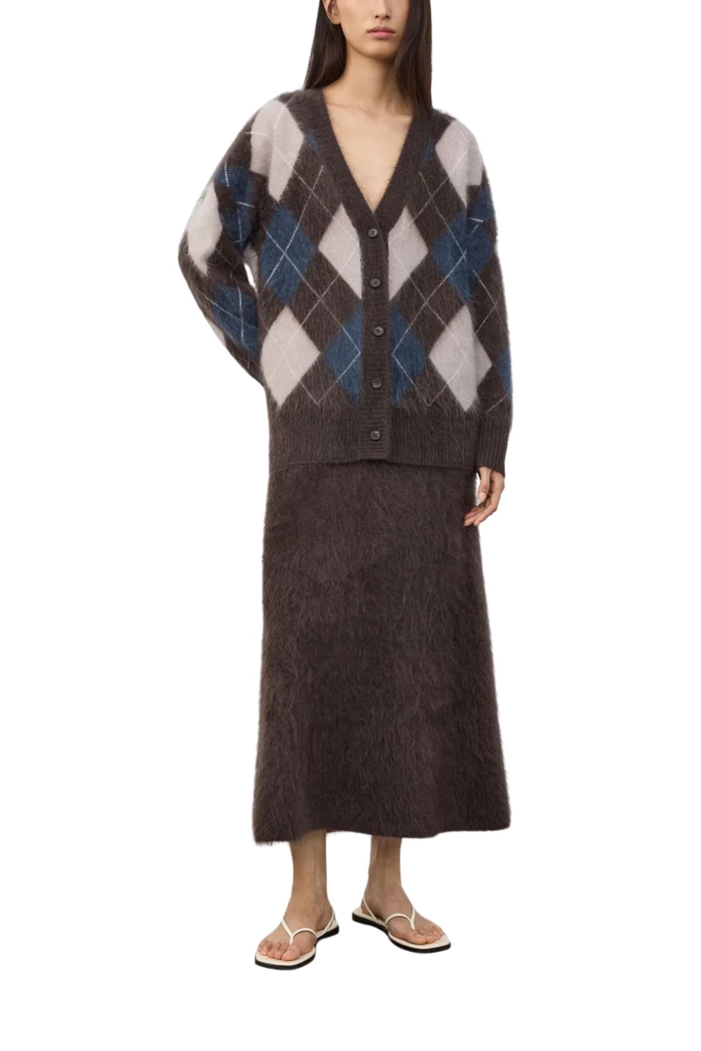 Lisa Yang Elaria Cardigan - Vermillion