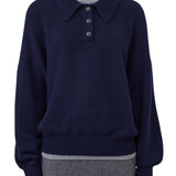 Lisa Yang Etta Sweater - Vermillion