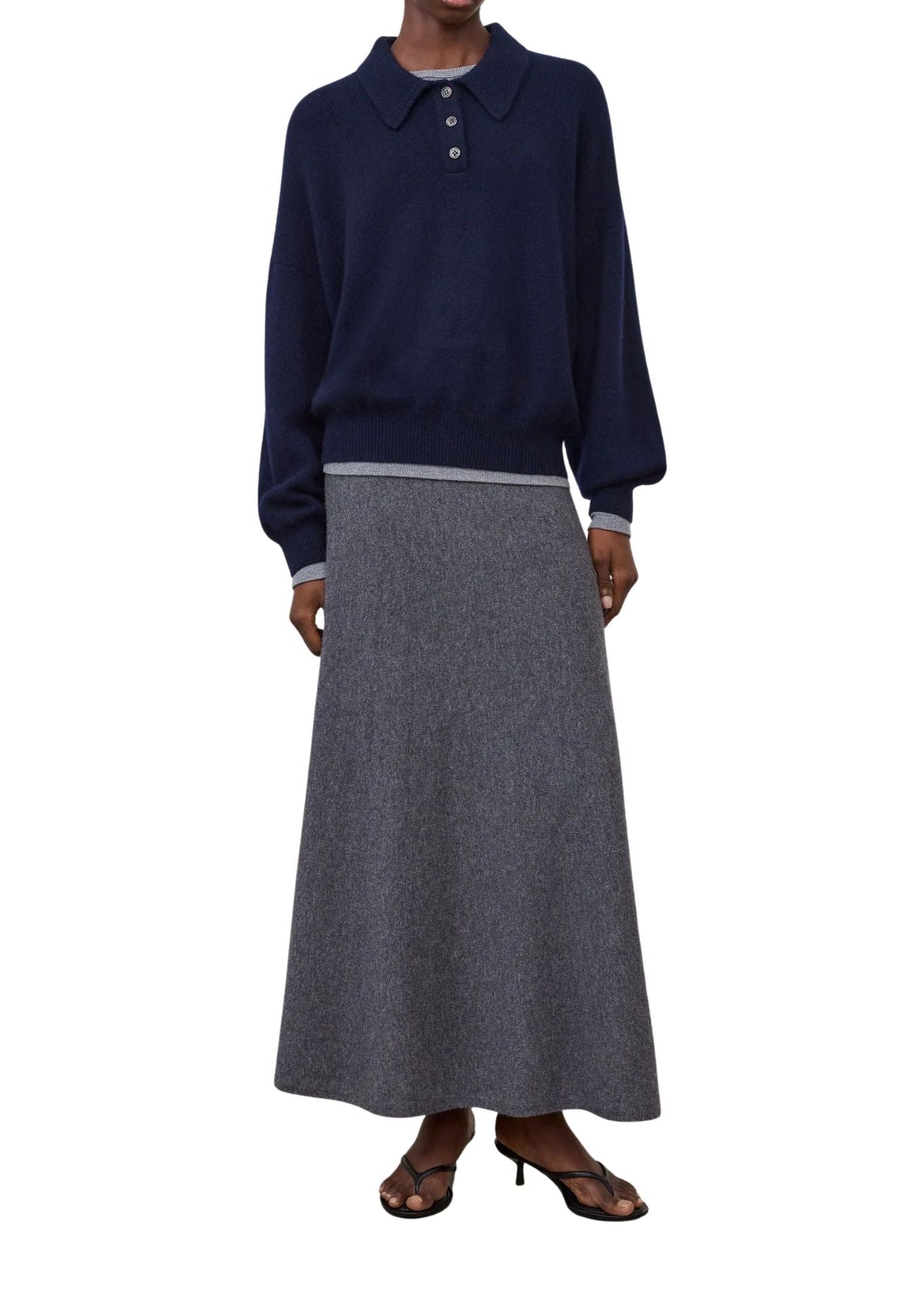 Lisa Yang Etta Sweater - Vermillion