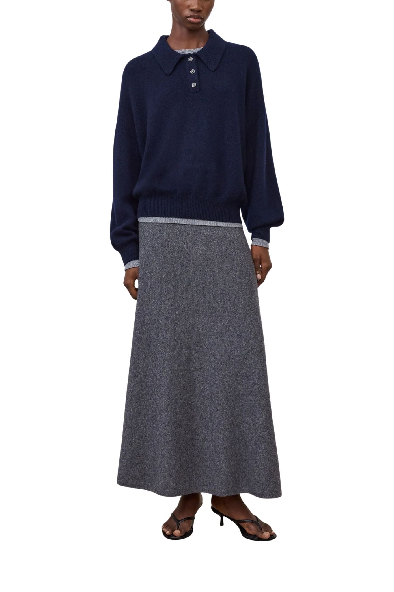 Lisa Yang Etta Sweater - Vermillion