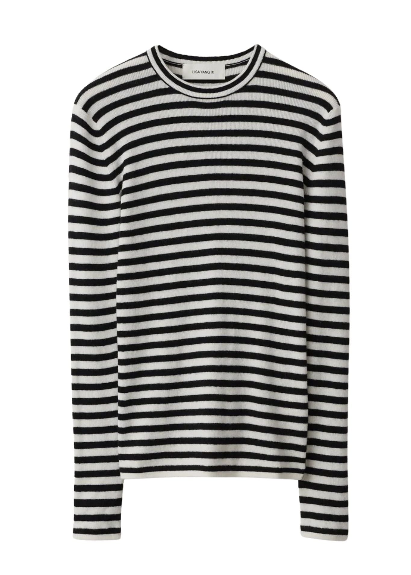 Lisa Yang Vivian Stripes Top - Vermillion