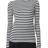 Lisa Yang Vivian Stripes Top - Vermillion