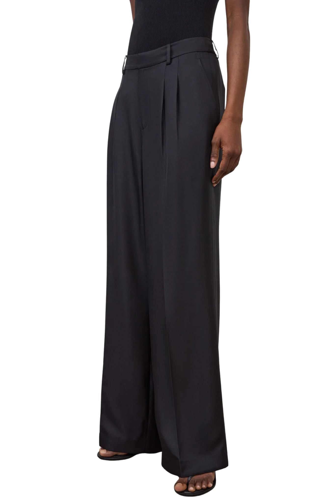 Lisa Yang Wide Leg Tailored Trousers - Vermillion