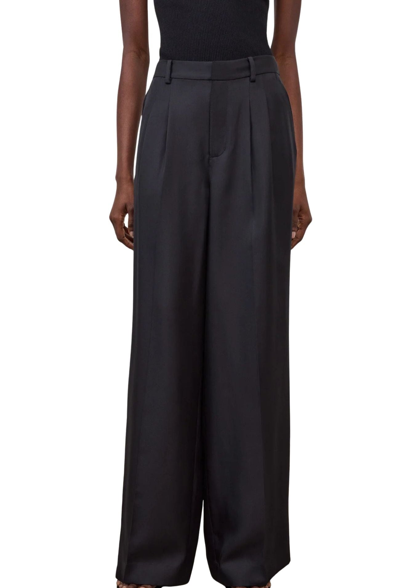 Lisa Yang Wide Leg Tailored Trousers - Vermillion
