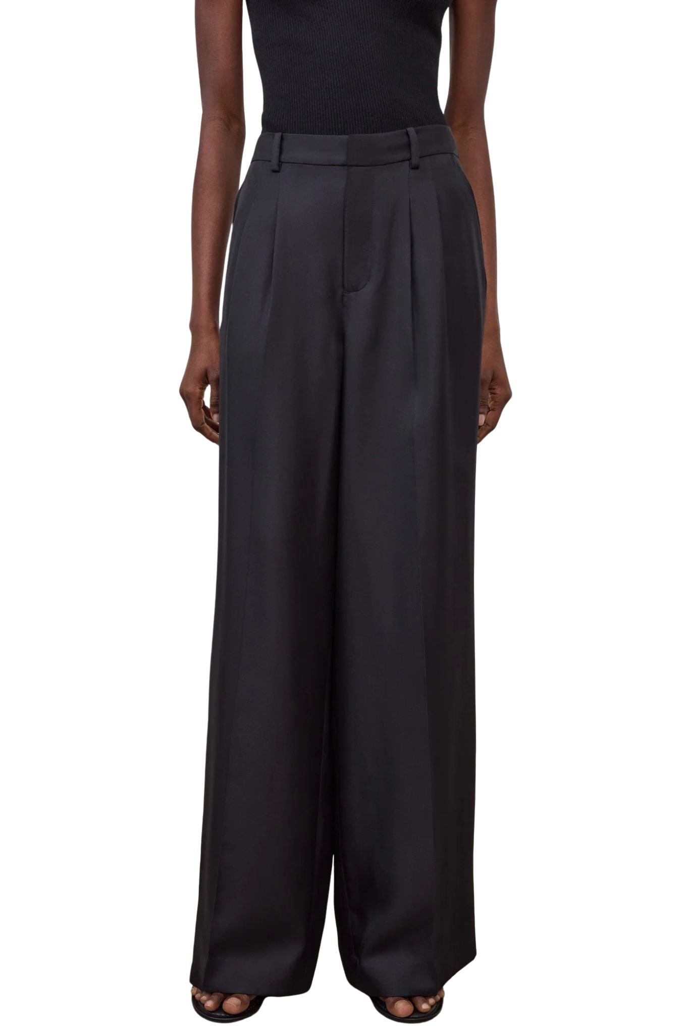 Lisa Yang Wide Leg Tailored Trousers - Vermillion