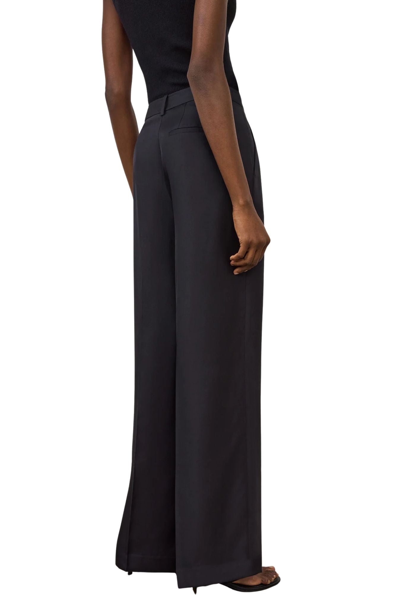 Lisa Yang Wide Leg Tailored Trousers - Vermillion