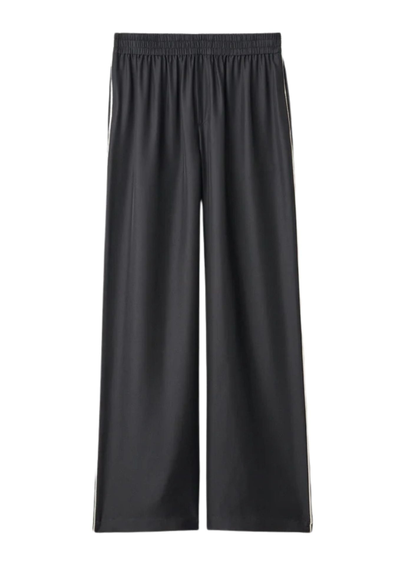 Lisa Yang Wide Leg Trousers With Piping Detail - Vermillion
