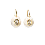 Lizzie Fortunato Pearl Pablo Earrings in Green Amethyst - Vermillion