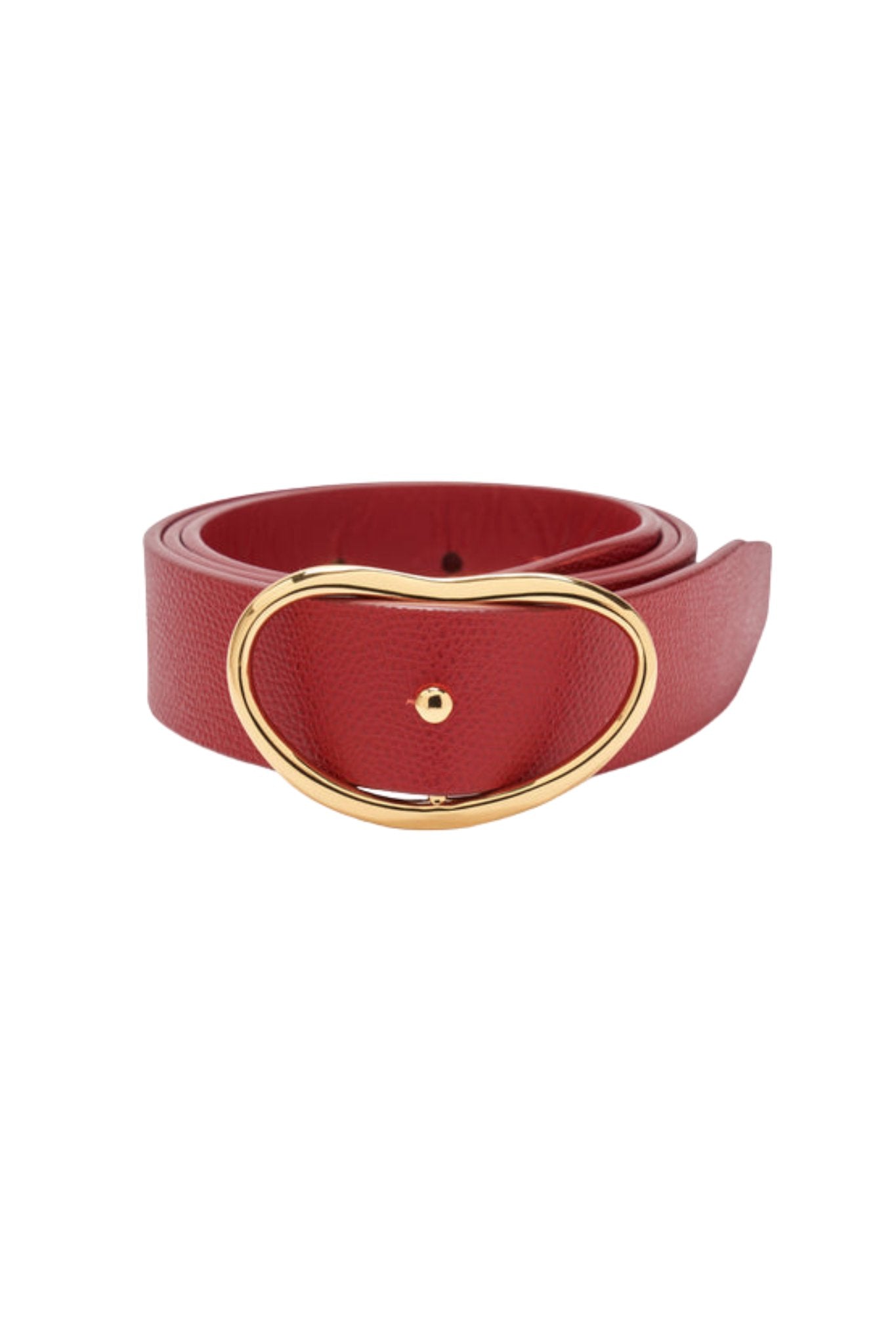 Lizzie Fortunato Wide Georgia Belt - Vermillion