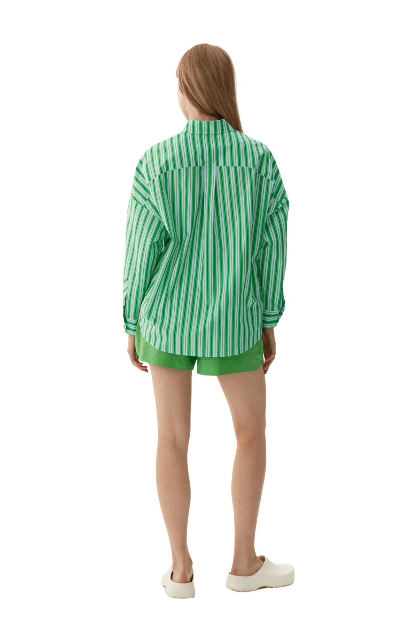 LMND Chiara Multi Stripe L/S Shirt - Vermillion